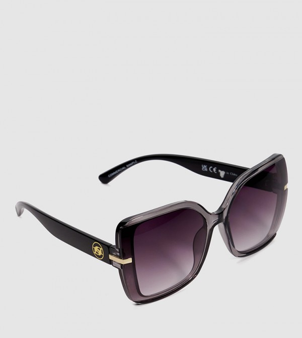 Dune London  Sunglasses - Black Retro Sunglasses