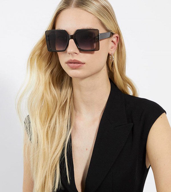 Dune London  - Grey Retro Sunglasses