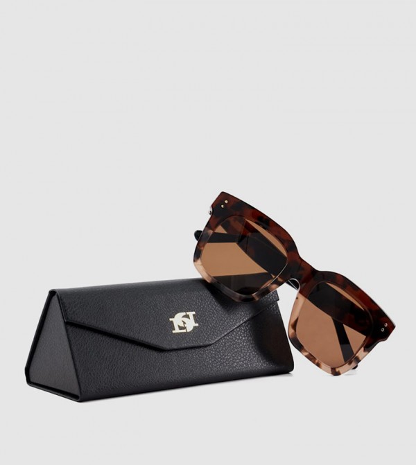 Dune London  - Nude Square Sunglasses