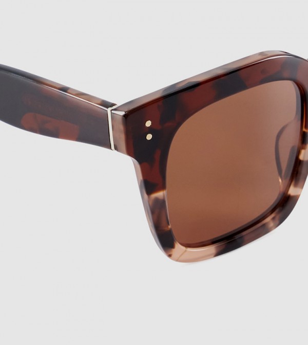 Dune London  - Nude Square Sunglasses