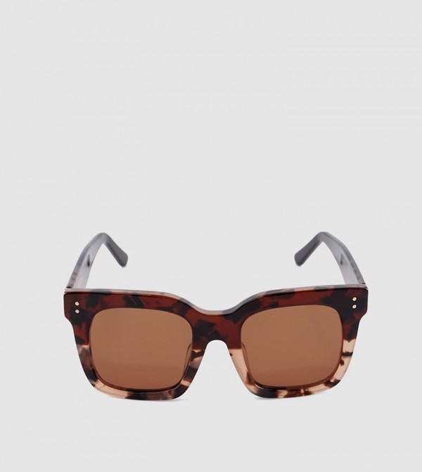 Dune London  - Nude Square Sunglasses