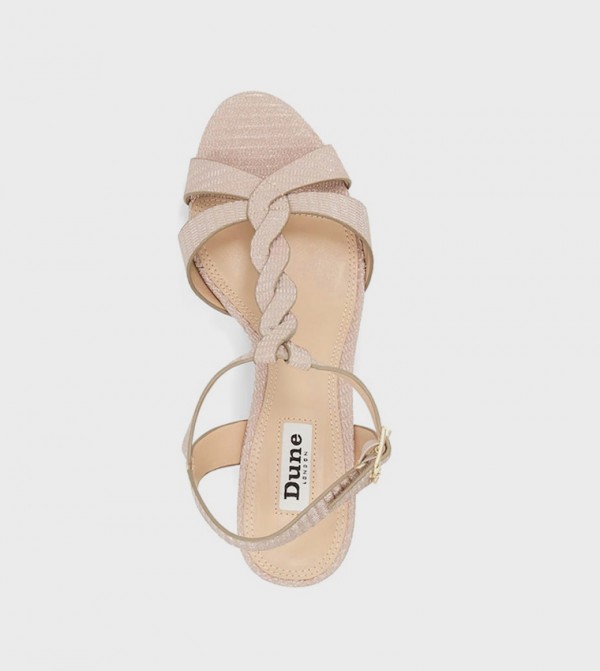 Dune London  Sandals - Rose Wedges