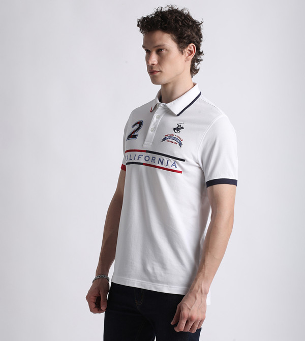 بيفرلي هيلز بولو كلوب  ملابس - أبيض قمصان بولو