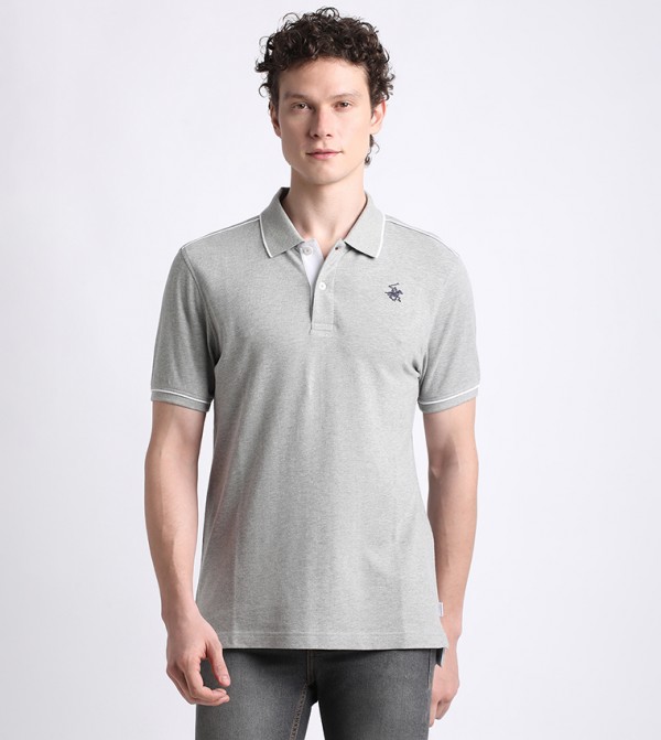 Beverly Hills Polo Club Beverly Hills Polo Club - Grey Polo T-shirts