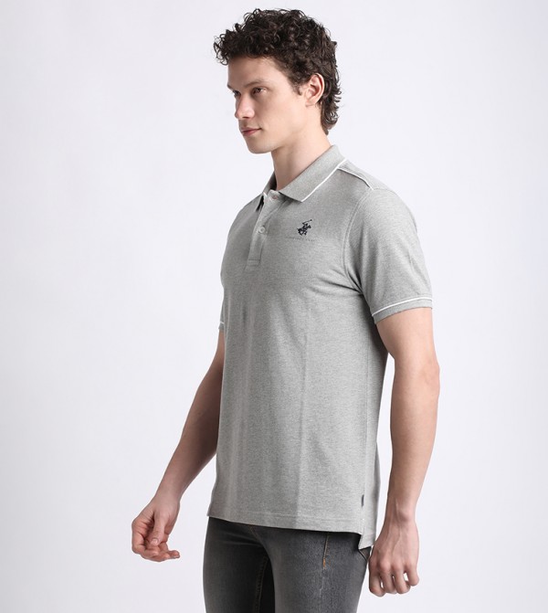 Beverly Hills Polo Club Beverly Hills Polo Club - Grey Polo T-shirts