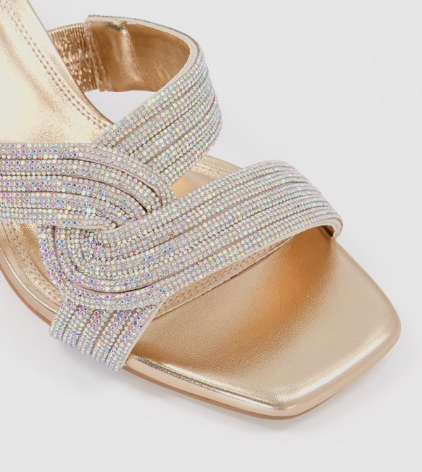 Dune London Dune London - Gold Heeled Sandals