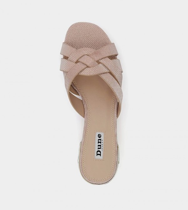 ديون لندن ديون لندن - ذهبي وردي Block Heels