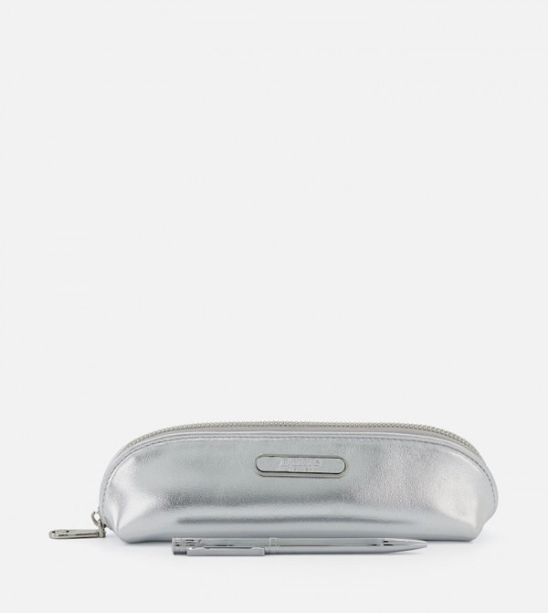 Dune London  Cosmetic Bags - Silver Pouch & Purse