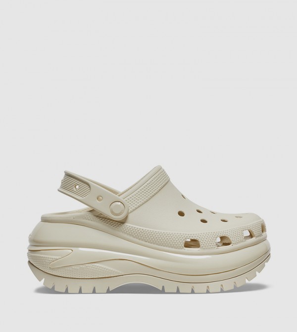 Crocs  Flip flops and Slides - Beige clogs