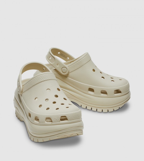Crocs  Flip flops and Slides - Beige clogs