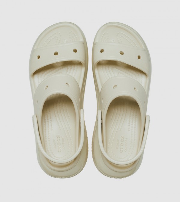 Crocs  - Beige Flat Sandals