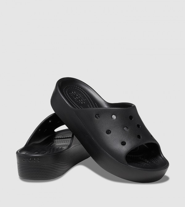 Crocs  Flip flops and Slides - Black Slides