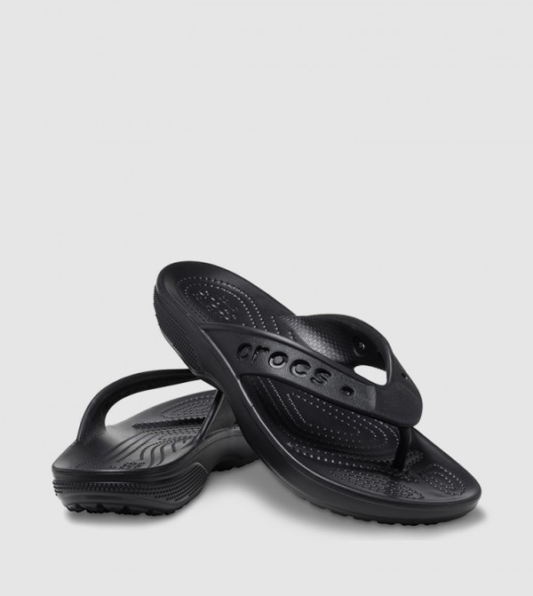 Crocs  Flip flops and Slides - Black Flip-Flops