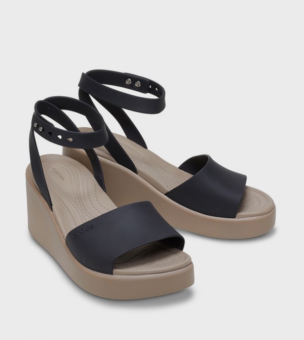 Crocs  - Black Wedges