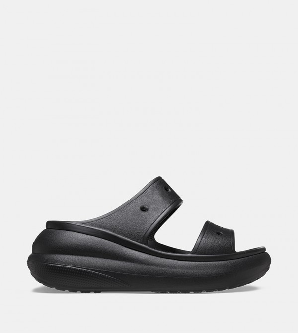 Crocs  Clogs - Black Flat Sandals
