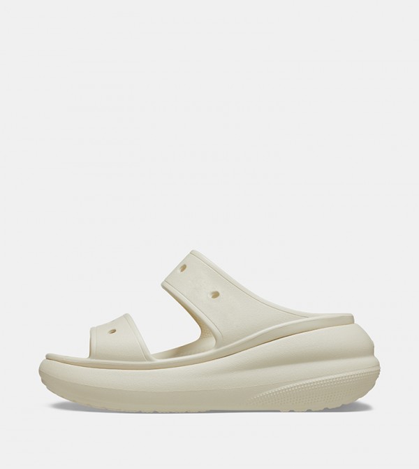 Crocs  - Beige Flat Sandals