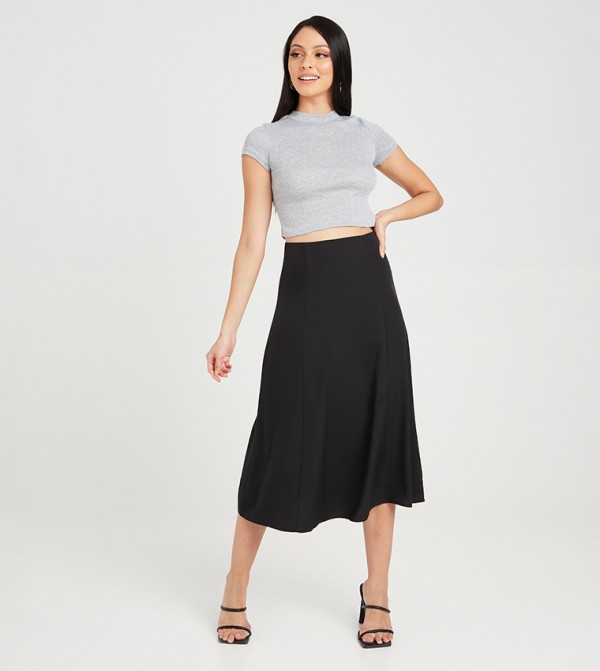 Styli Styli - Black Midi Skirts