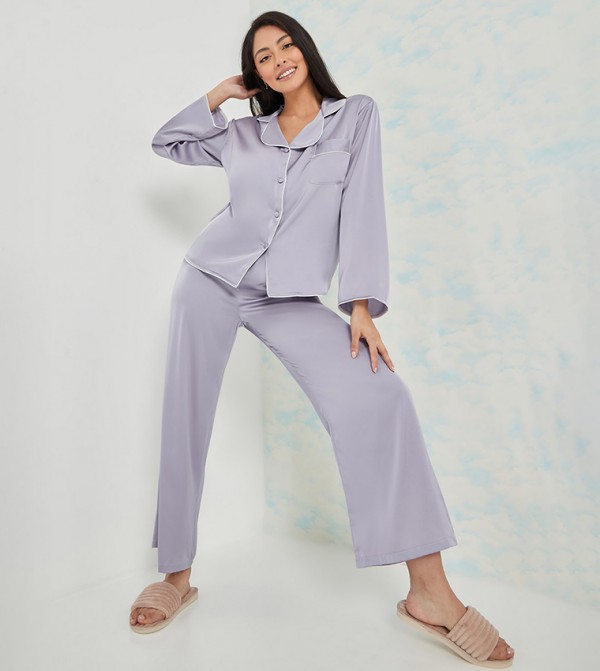 Styli Styli - Lilac Pyjama Set
