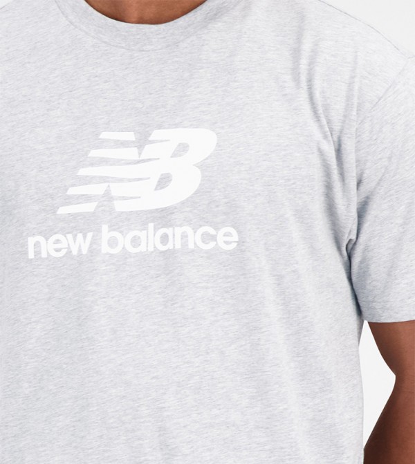 New Balance New Balance - Grey Round Neck T-Shirts