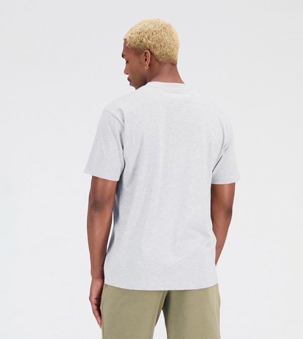 New Balance New Balance - Grey Round Neck T-Shirts