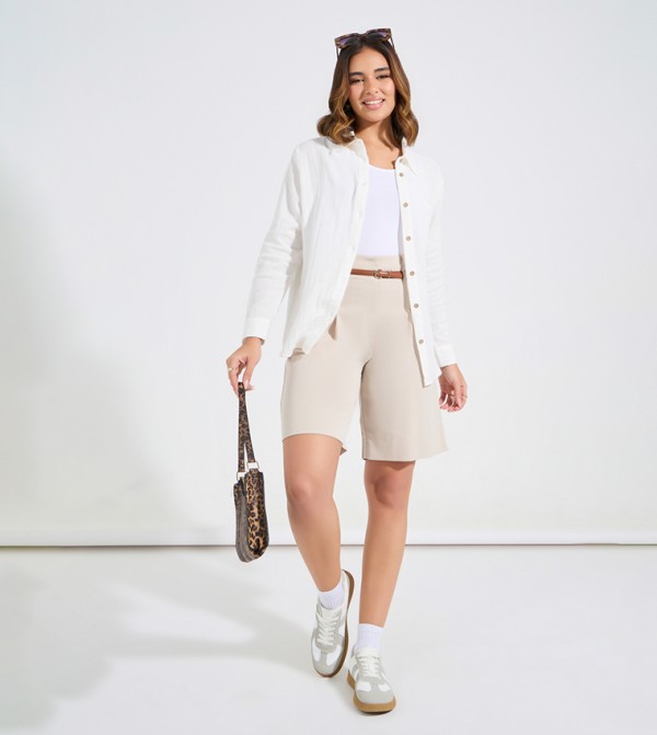 Styli  Shirts - Off White Shirts