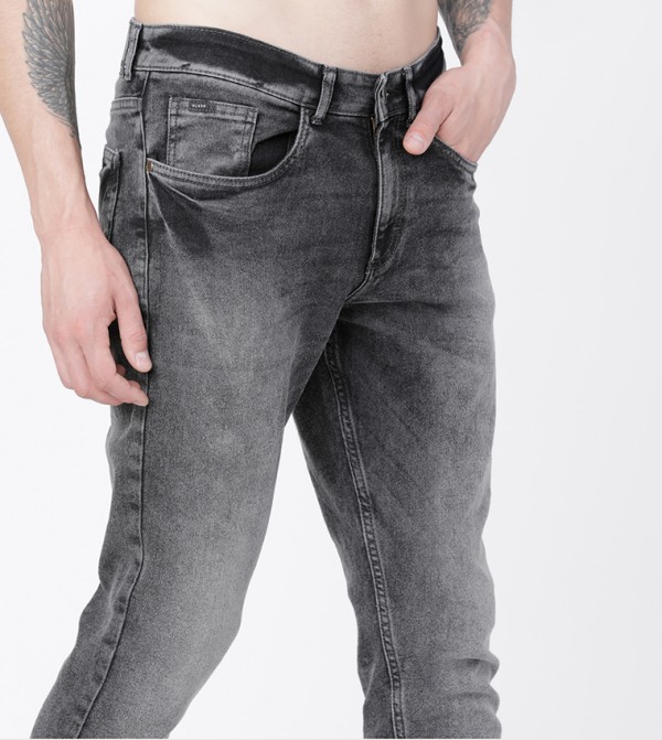 Highlander Highlander - Grey Tapered Jeans