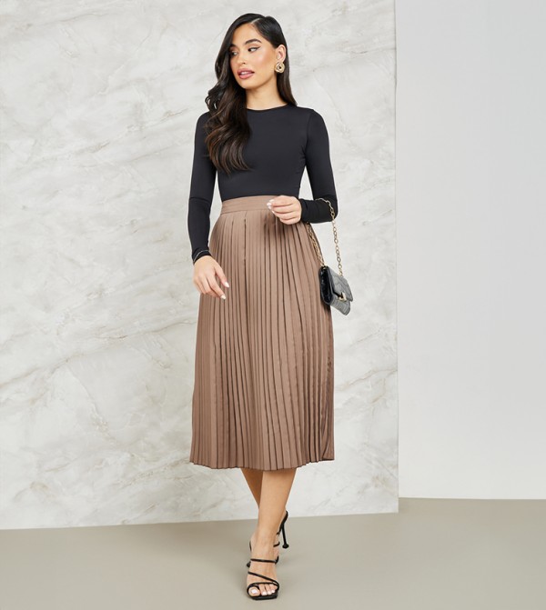 Styli Styli - Brown Midi Skirts