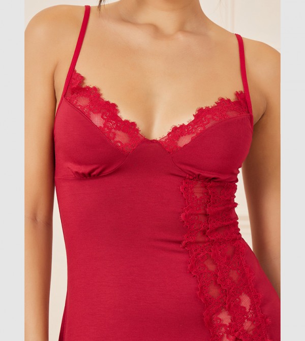 Styli Styli - Red Night Dress & Gowns