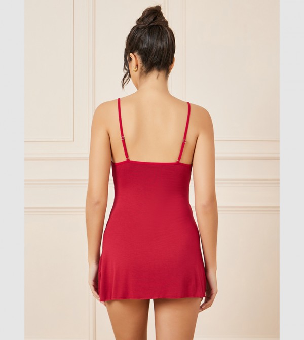 Styli Styli - Red Night Dress & Gowns