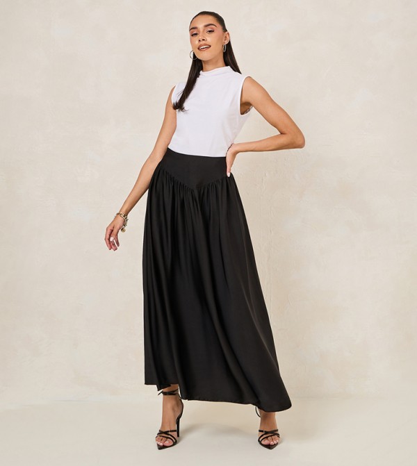 ستايلي  تنانير - أسود Maxi Skirts