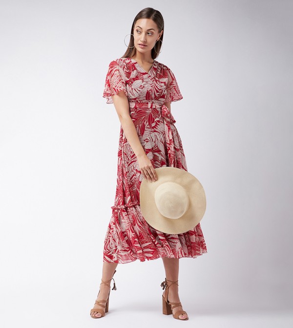 Miss Chase Miss Chase - Red Casual Dresses