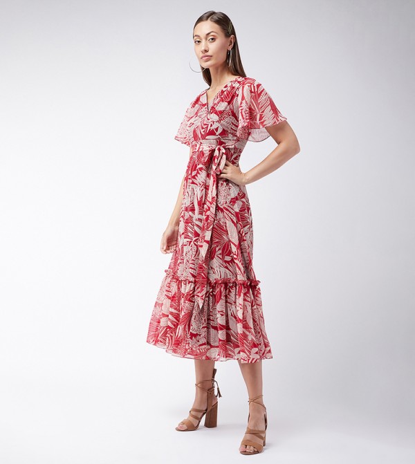 Miss Chase Miss Chase - Red Casual Dresses