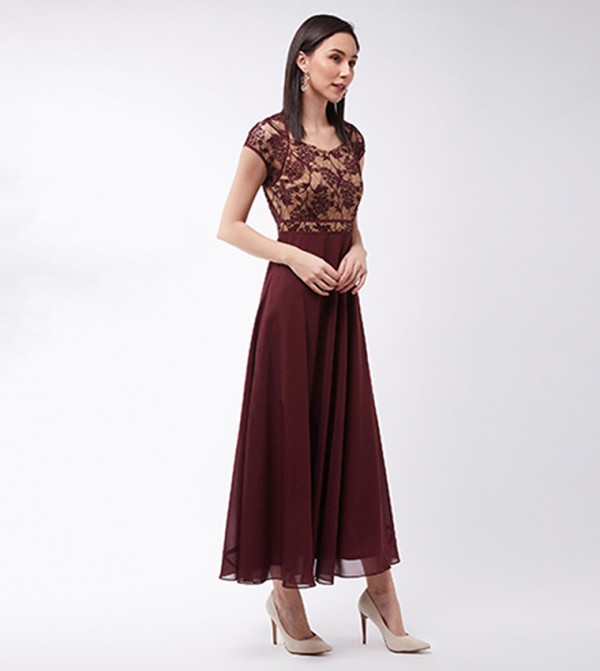 Miss Chase Miss Chase - Burgundy Party Dresses