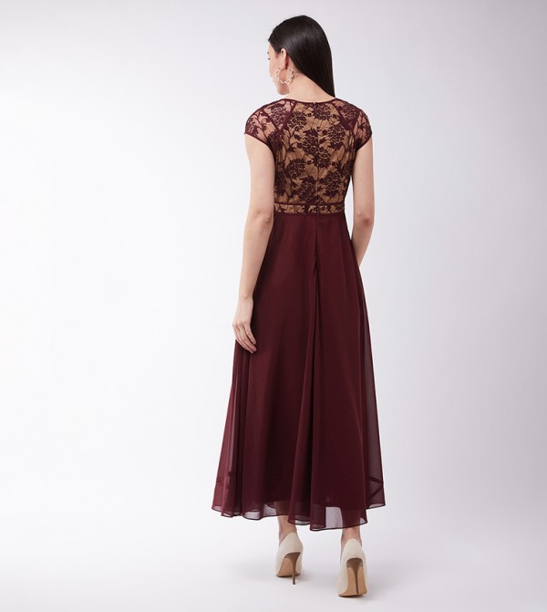 Miss Chase Miss Chase - Burgundy Party Dresses