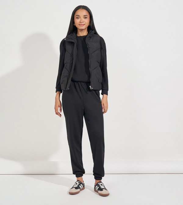 ستايلي  أطقم ملابس - أسود Co-Ord Set