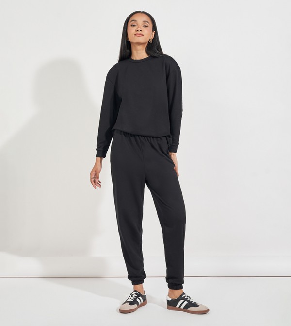 ستايلي  أطقم ملابس - أسود Co-Ord Set