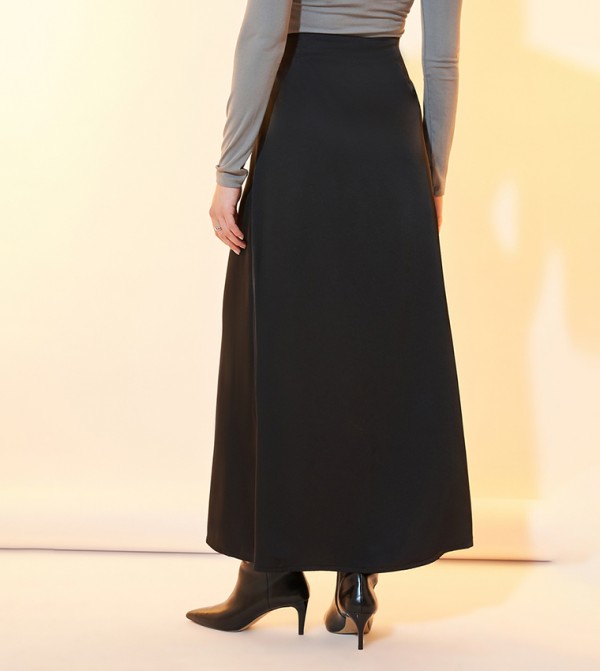 ستايلي  تنانير - أسود Maxi Skirts