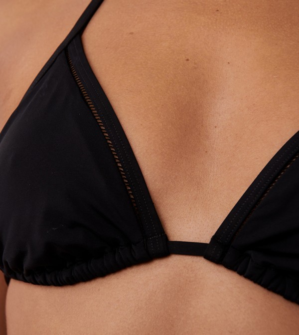 La Vie en Rose  Swimwear - Black swim Tops