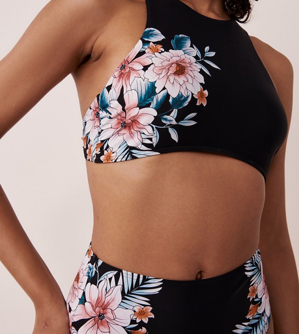 La Vie en Rose  Bikini Tops - Black swim Tops