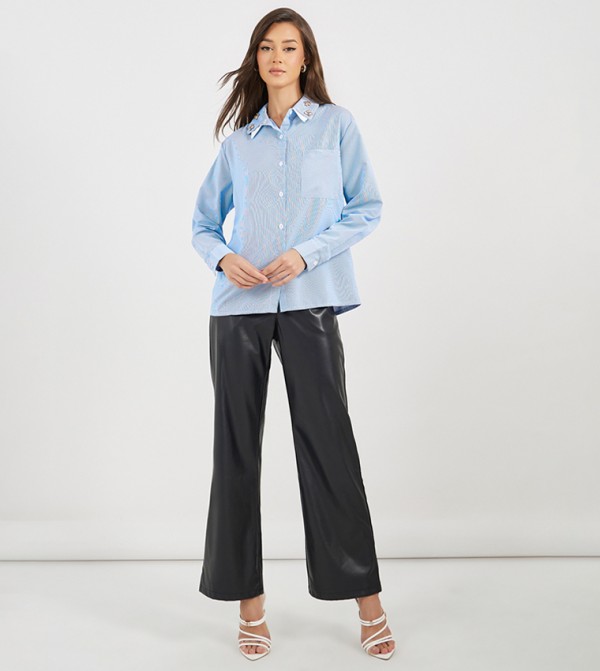 Styli  Shirts - Blue Shirts