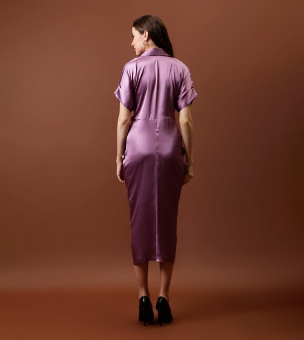 أثينا أثينا - بنفسجي  Shirt & T-Shirt Dresses