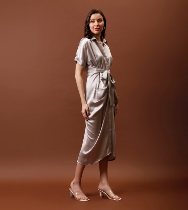أثينا أثينا - رمادي Shirt & T-Shirt Dresses