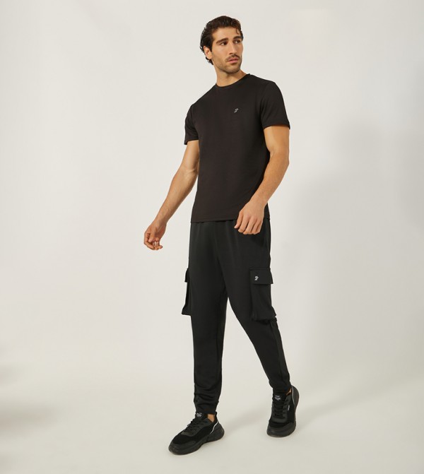Styli Styli - Black Track Pants & Joggers