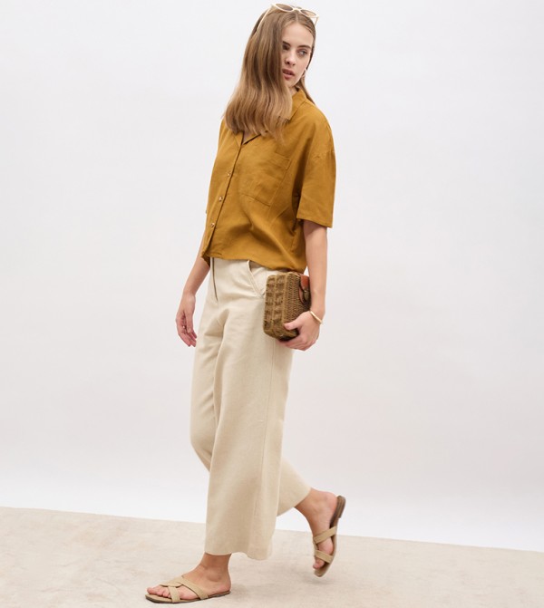 Styli Styli - Brown Shirts
