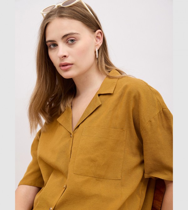 Styli Styli - Brown Shirts