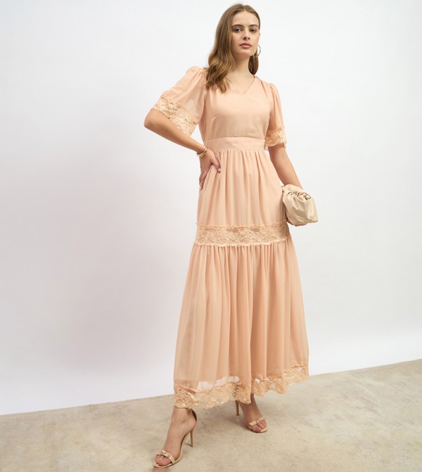 ستايلي  فساتين - خوخي Maxi Dresses