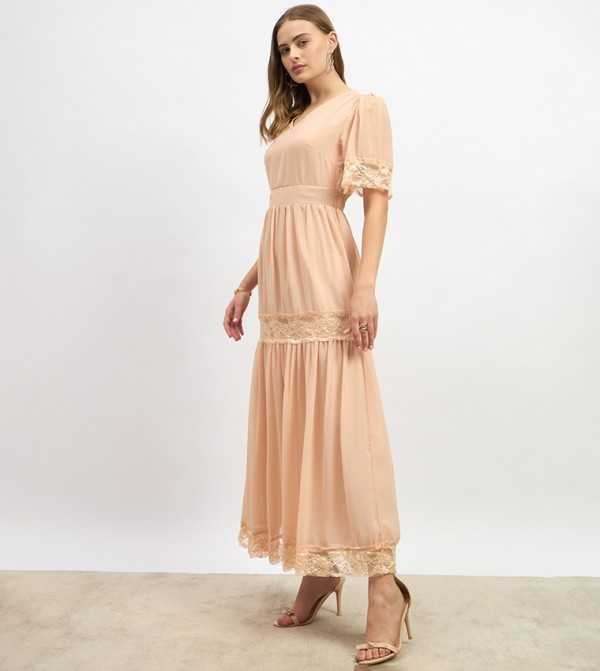 ستايلي  فساتين - خوخي Maxi Dresses