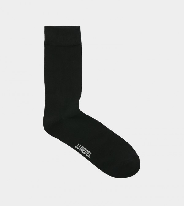 ريبيل  جوارب   - أسود Calf Length Socks