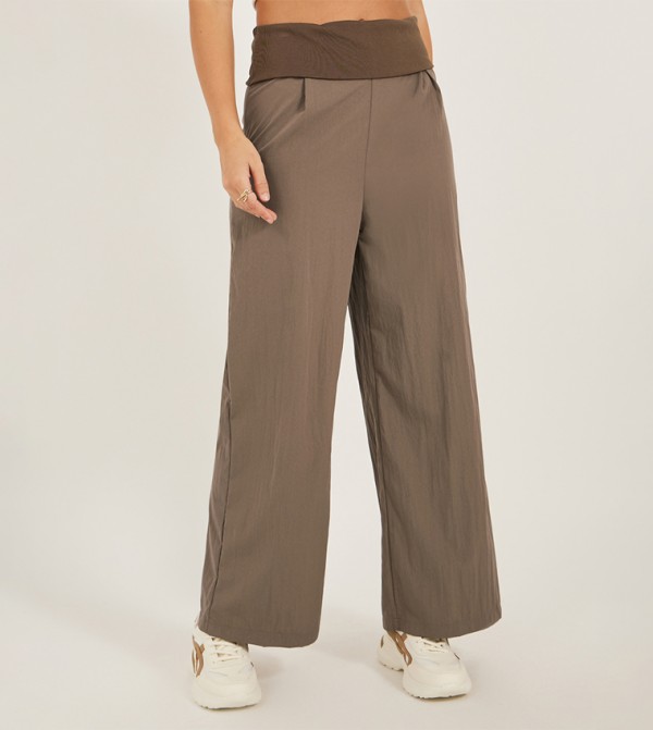 Styli Styli - Brown Casual Pants