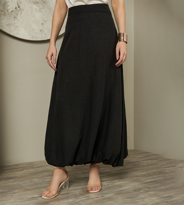 ستايلي  تنانير - أسود Maxi Skirts